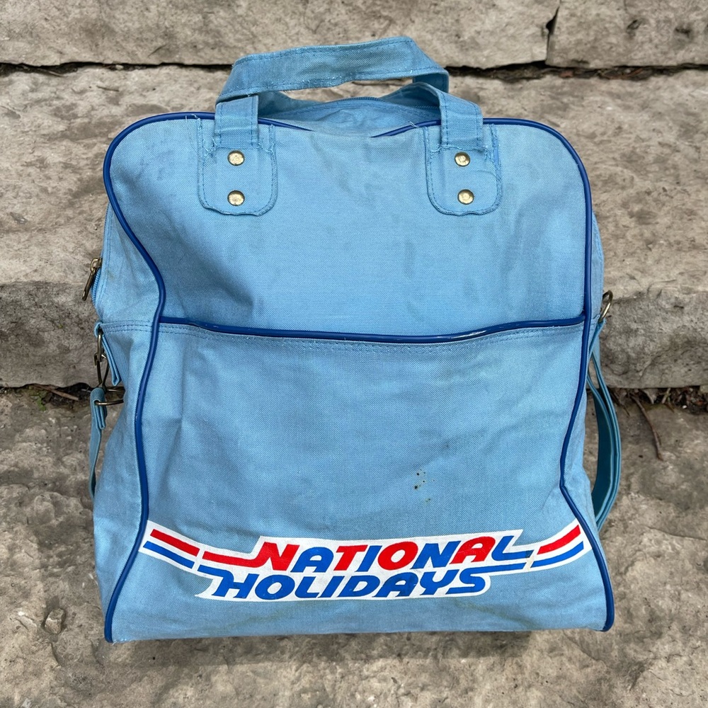 Vintage National Holidays airliner bag